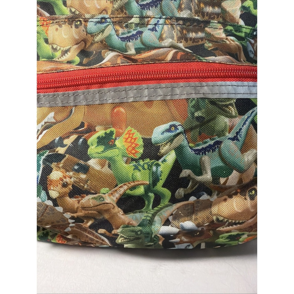 LEGO Jurassic World Dinosaur Backpack Kids School Bag 16" T-Rex Blue Raptor LEGO